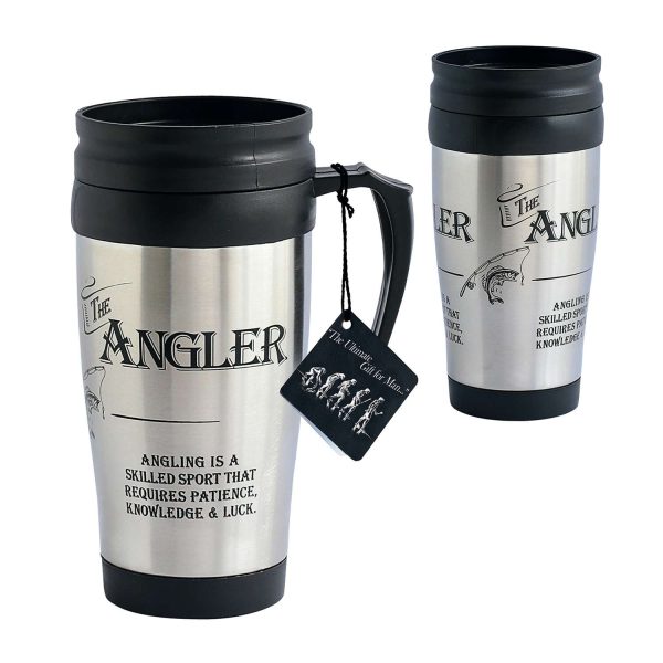 Gift For Man Travel Mug Angler