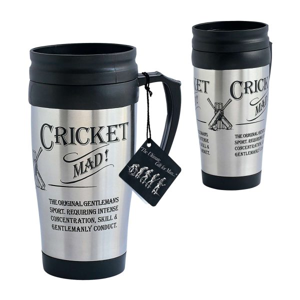 Gift For Man Travel Mug Cricket