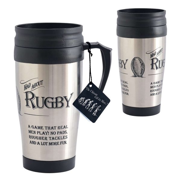 Gift For Man Travel Mug Rugby