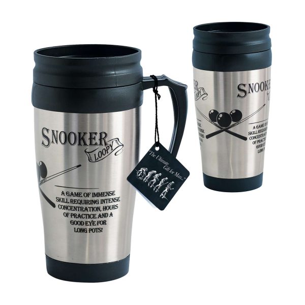 Gift For Man Travel Mug Snooker