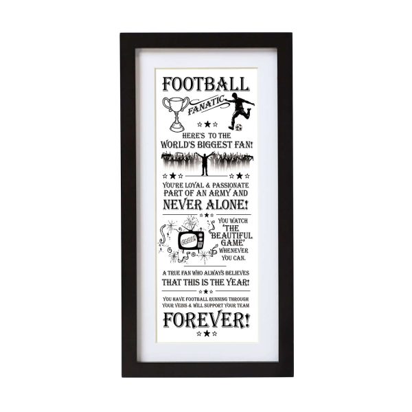 Gift For Man Wall Art Football