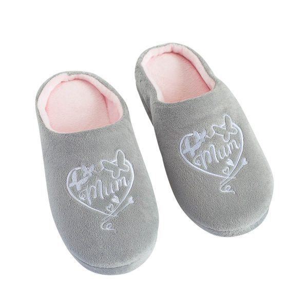 With Sentiment Mum Slippers Med