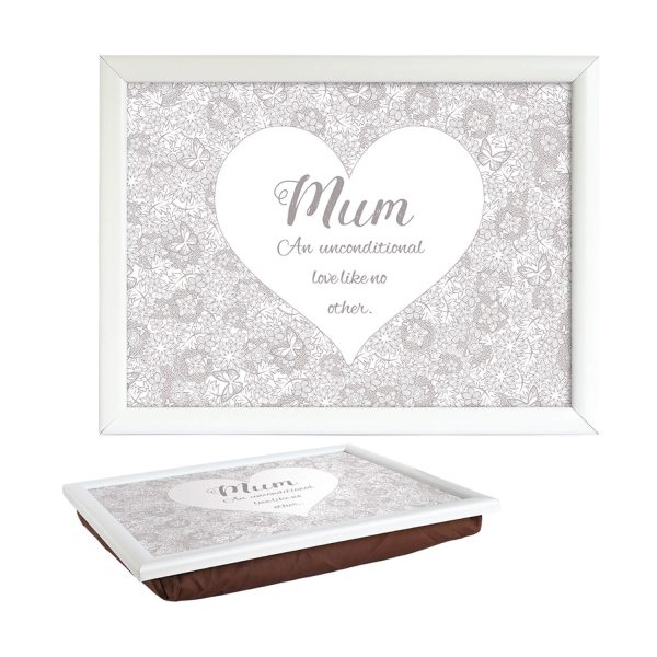 With Sentiment Lap Tray Mum