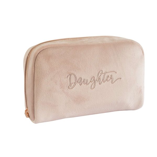 With Sentiment Makeup Bag Daughter