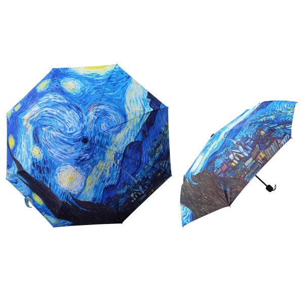 Folding Umbrella Van Gogh Starry Night