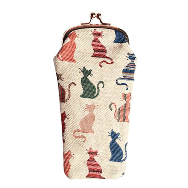 Glass Pouch Bag Cheeky Cat