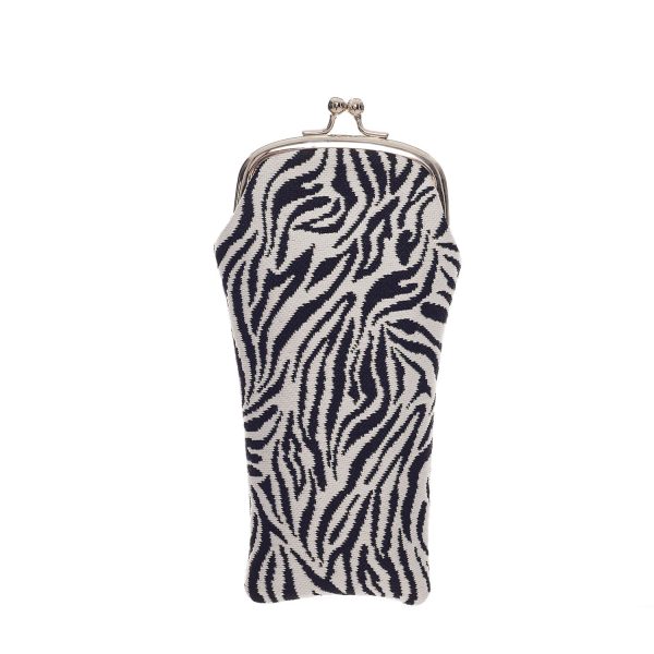 Glass Pouch Bag Zebra