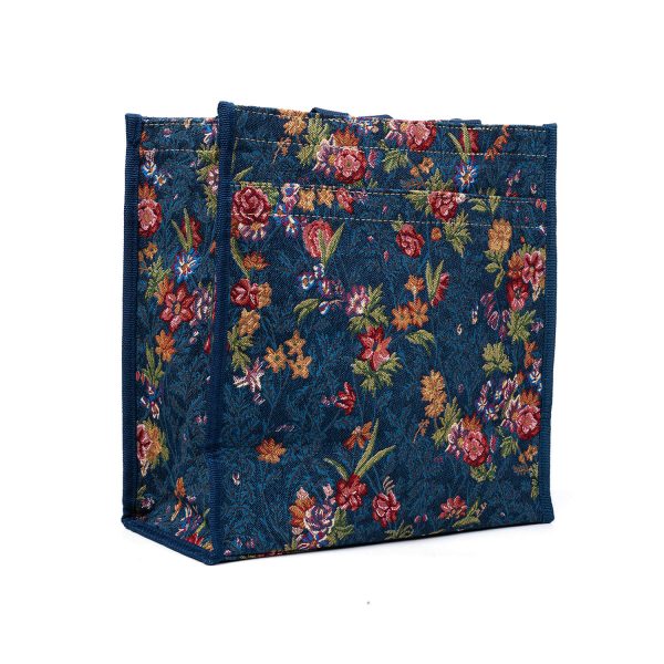 Shopper Bag Flower Meadow Blue