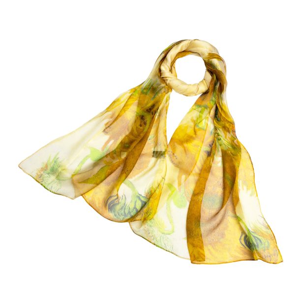 Silk Scarf Van Gogh Sunflower