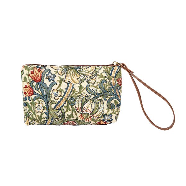 Wristlet Purse Golden Lily