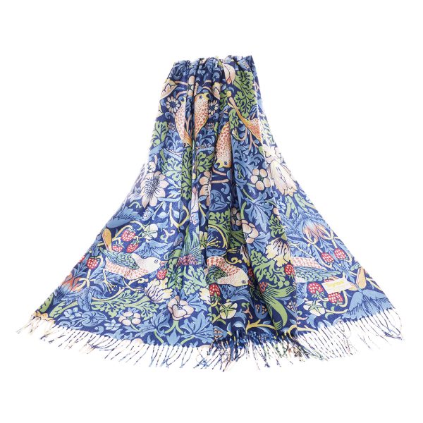 Art Pashmina William Morris S Thief Blue