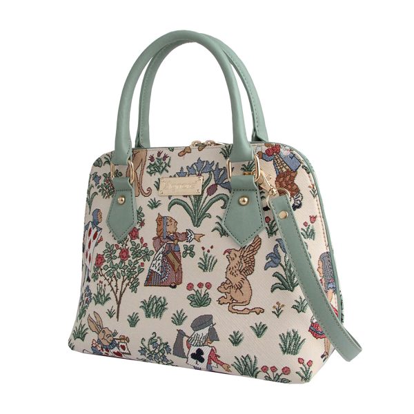 Convertible Top Handle Bag Alice Wonderland