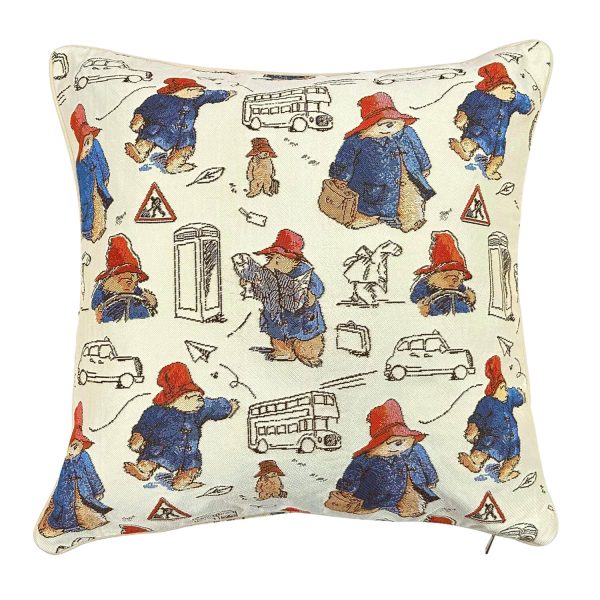 Tapestry Cushion Cover Paddington Bear