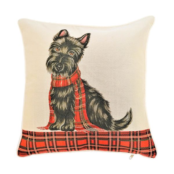 Tapestry Cushion Cover Scottie