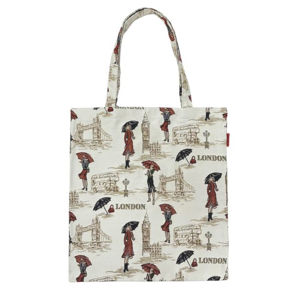 Flat Tote Bag Miss London