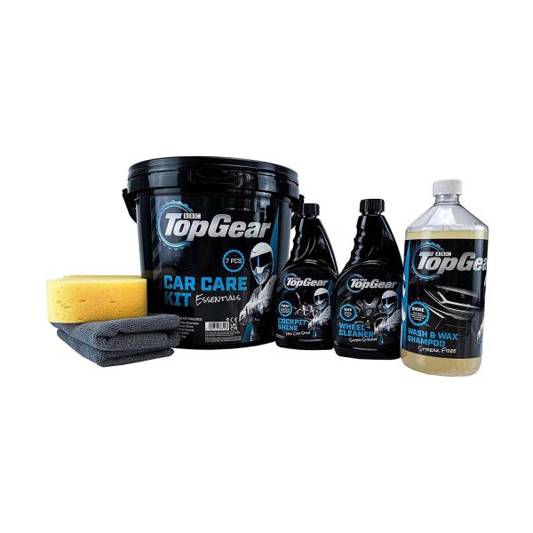 Top Gear - 7 Piece Car Cleaning Kit