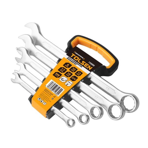 5Pc Combination Spanner Set