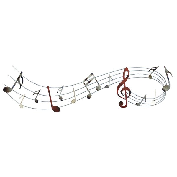 Sweeping Musical Notes Wall Art