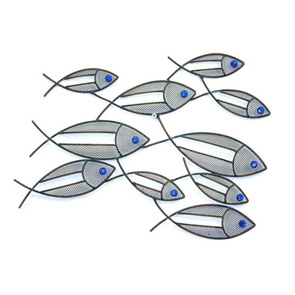 Mini Fish Shoal Wall Art