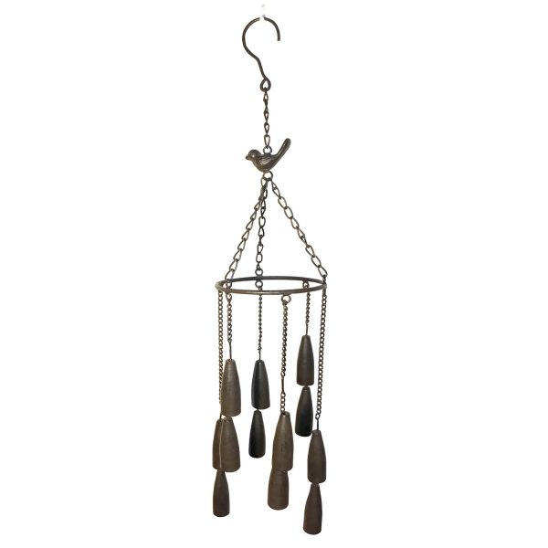 Bronze Bird Wind Chimes