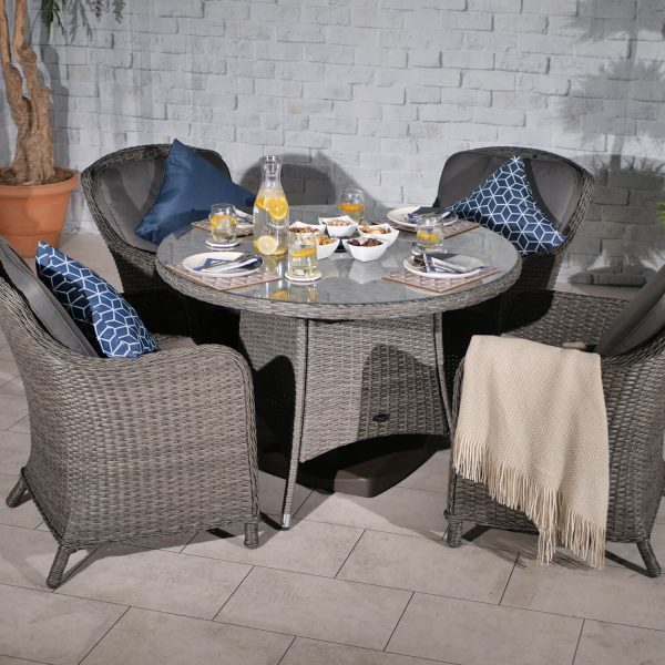 Paris 4 Seater Imperial Dining Set