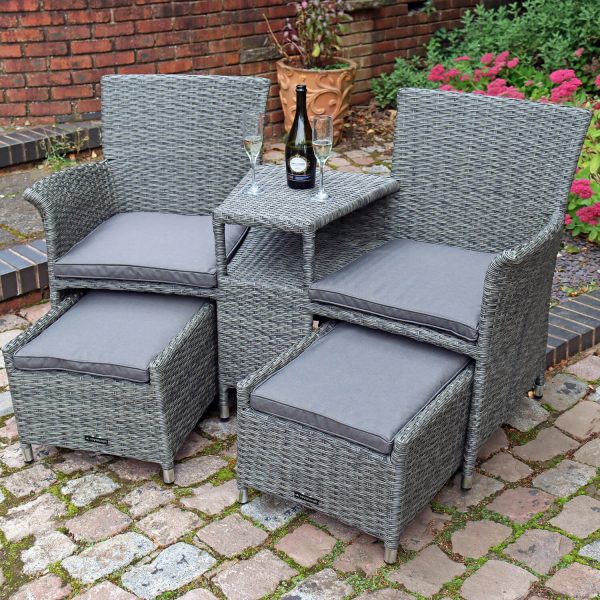 Paris 2 Seater Fixed Companion Set