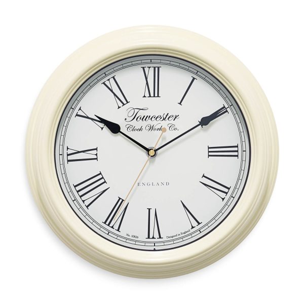 Acctim Redbourn Wall Clock Cream 30Cm