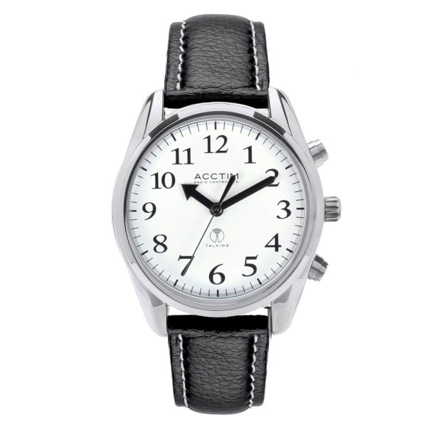 Robin Talking 35Mm Watch Black Pu Strap