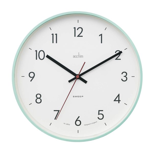 Acctim Aster Nonticking Wall Clock Mint Humbug