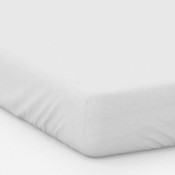 Egyptian Cotton Ivory Double Fitted Sheet