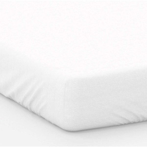 Egyptian Cotton White King Fitted Sheet