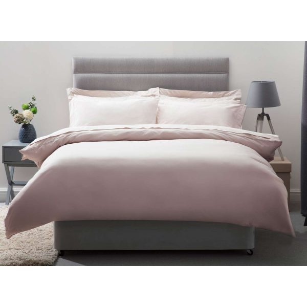 Egyptian Cotton Powder Pink Double DUVet Cover