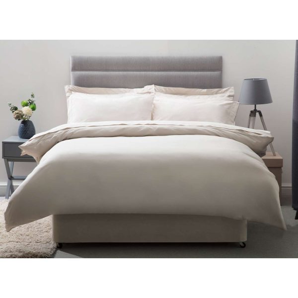 Egyptian Cotton Ivory Single DUVet Cover