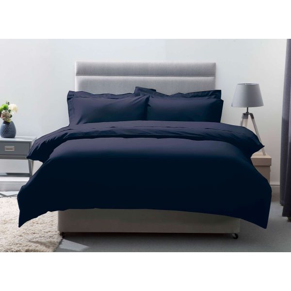 Egyptian Cotton Navy Single DUVet Cover