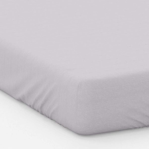 Cloud Small Double Plain Dye Fitted Sheet