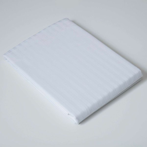 Hotel Suite White Double Flat Sheet