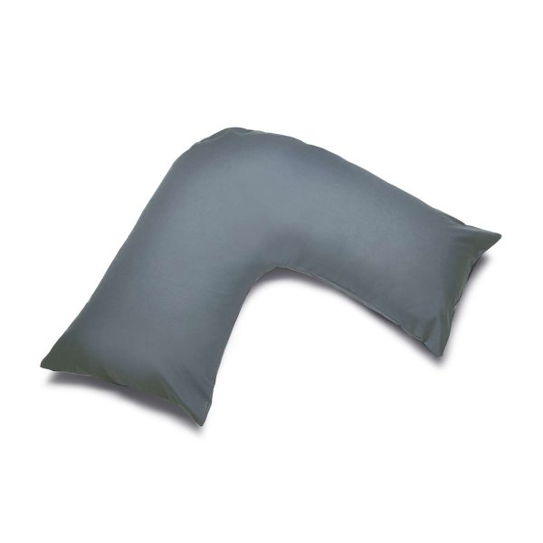 Grey V-Shaped Cushion