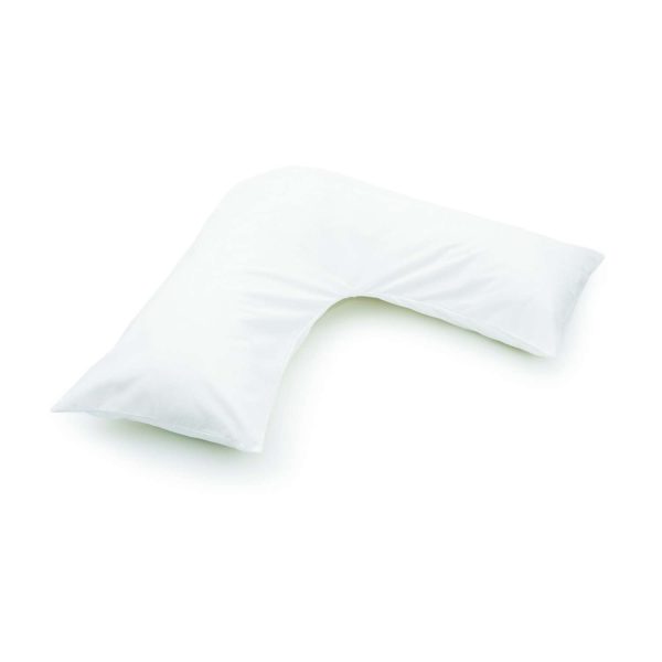 White V-Shaped Cushion