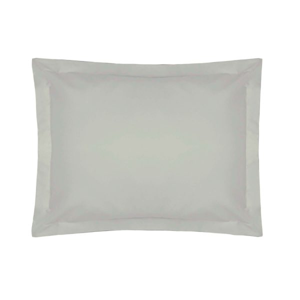 Bamboo Oxford Pillowcase Pair Platinum