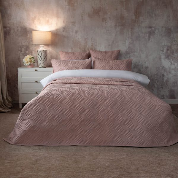 Lisbon Bedspread Blush