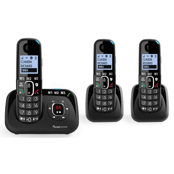 Bigtel 1583 Voice Cordless Dect Phone Trio