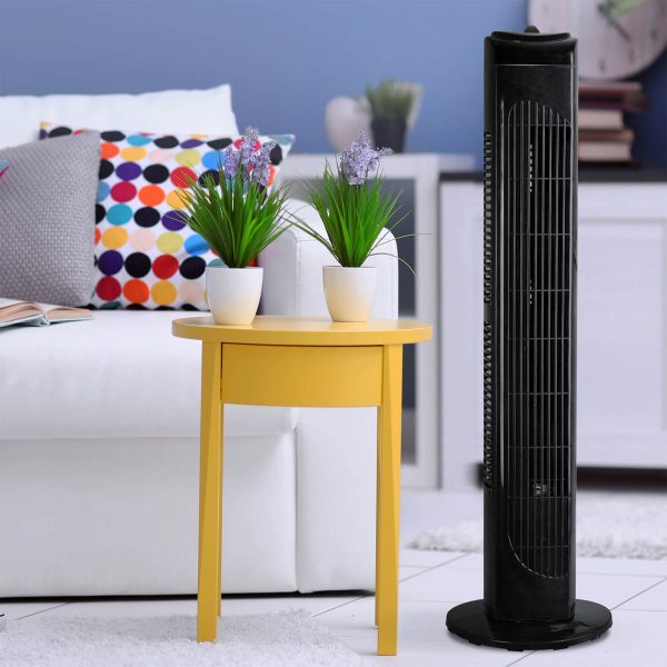 29 Inch Tower Fan Black