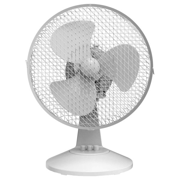 9 Inch Desk Fan White