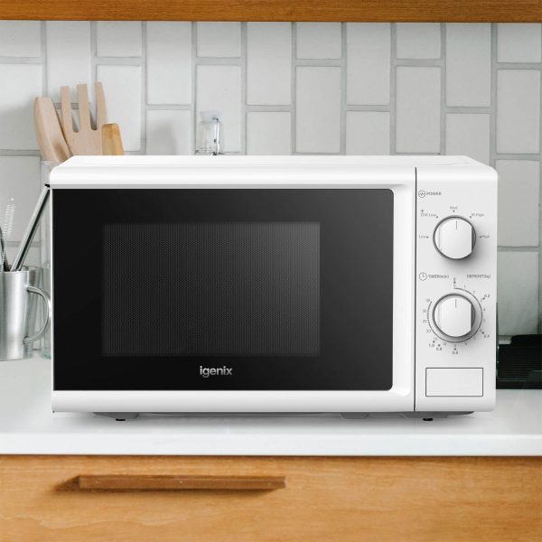 20 Litre 800W Manual Microwave White