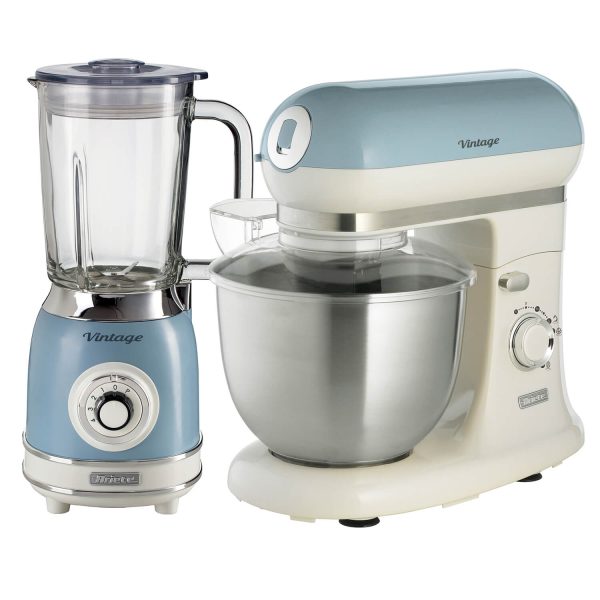 Ariete Vintage Blender & Stand Mixer Blue