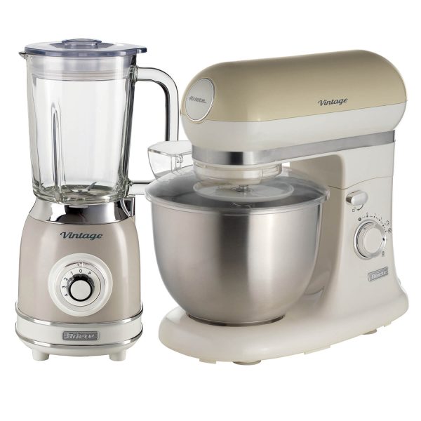 Ariete Vintage Blender & Stand Mixer Cream