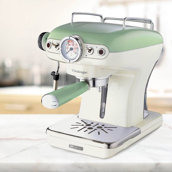 Vintage Espresso Coffee Machine Green