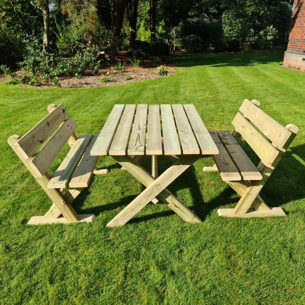 Ashcombe Table And 2 Benches