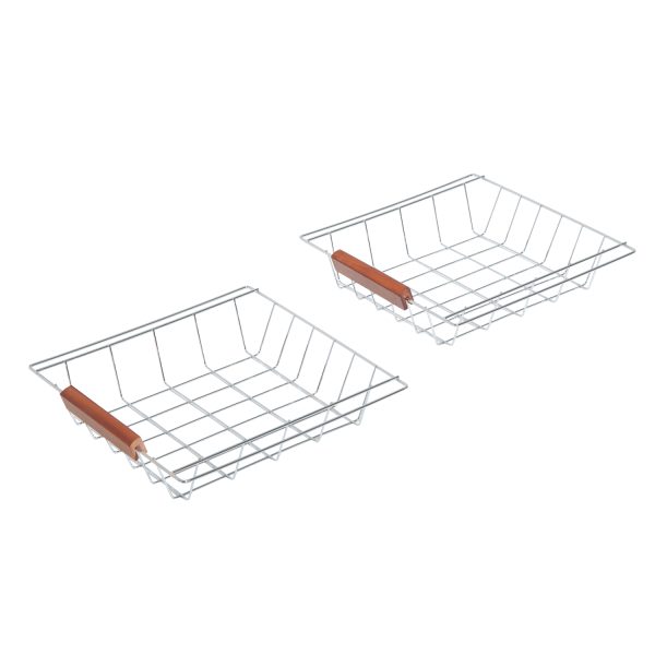 Homcom Wooden Kitchen Trolley Cart Drawers, 3 Shelves - Image 9