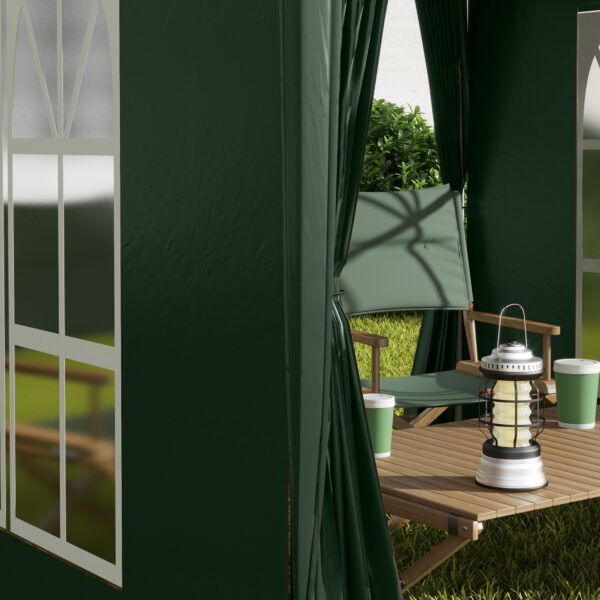 Outsunny Waterproof Pop Up Gazebo Canopy, size (2 x 2m)-Green   Aosom UK - Image 9